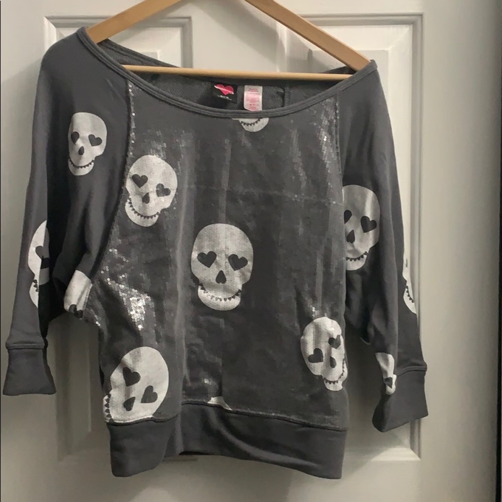 Hard Candy Skull Crop Top